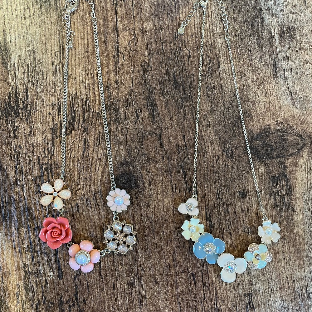 Two beaded necklaces. Hardly worn. Like new.